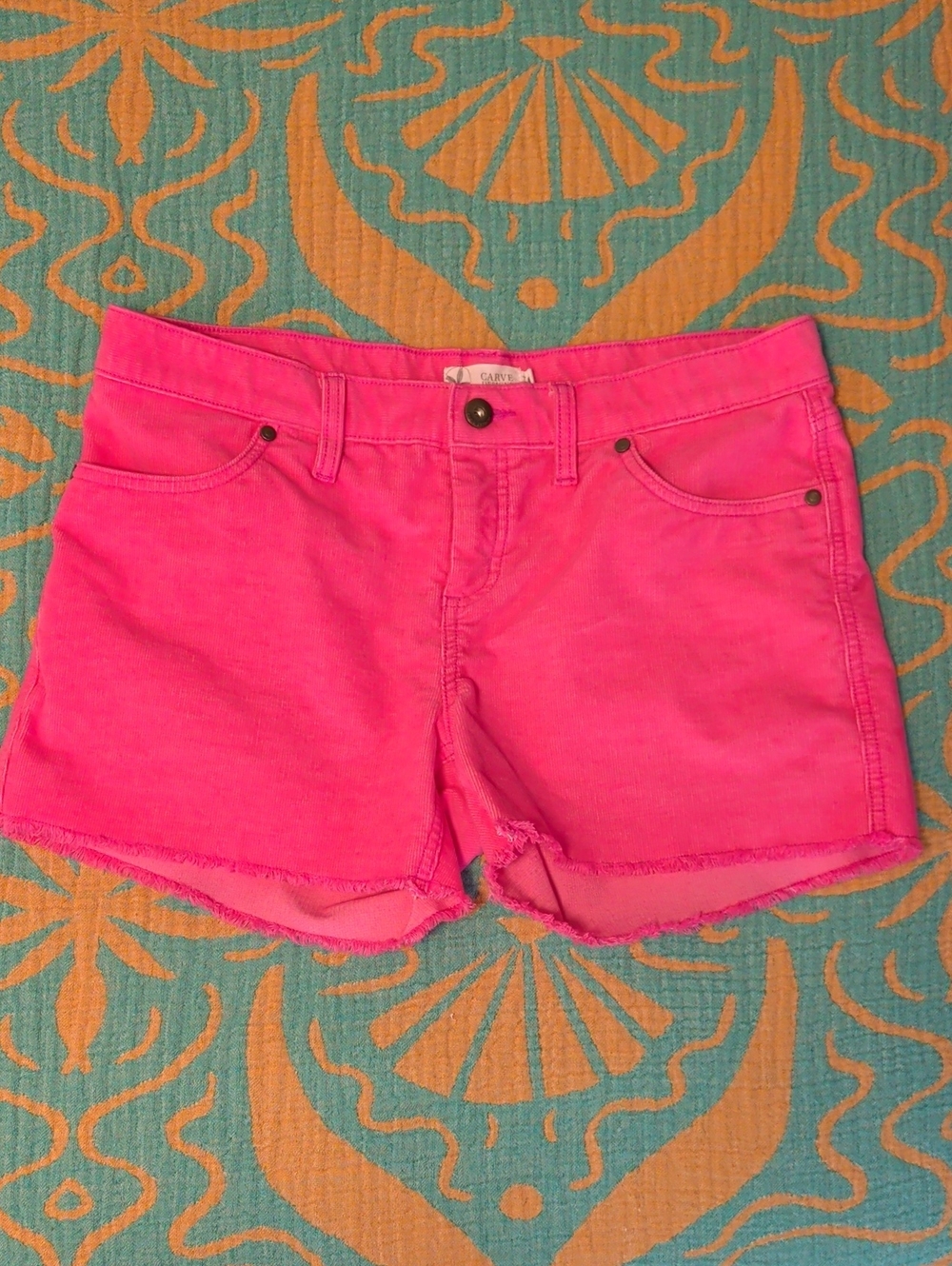 Carve Designs Dogtown Pink Cutoff Shorts